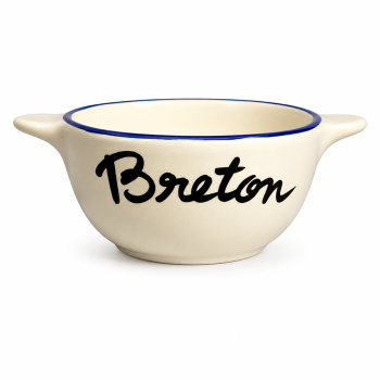 Bretonische Ohrenschale mit Aufschrift Bretonne von Pied de Poule
